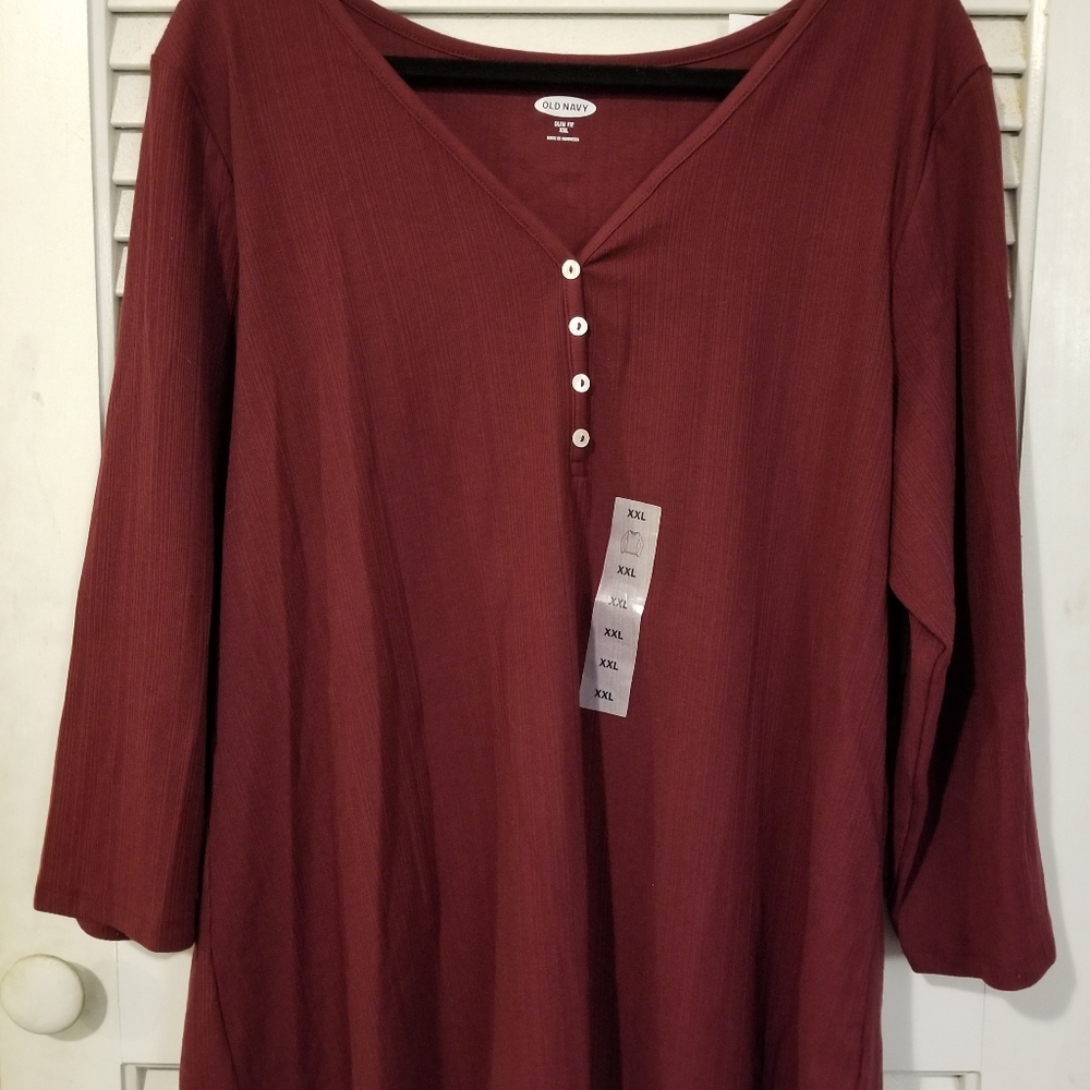 NWT Old Navy XXL Henley